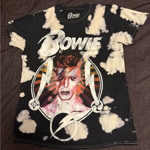 Bowie Black and White Graphic Tee